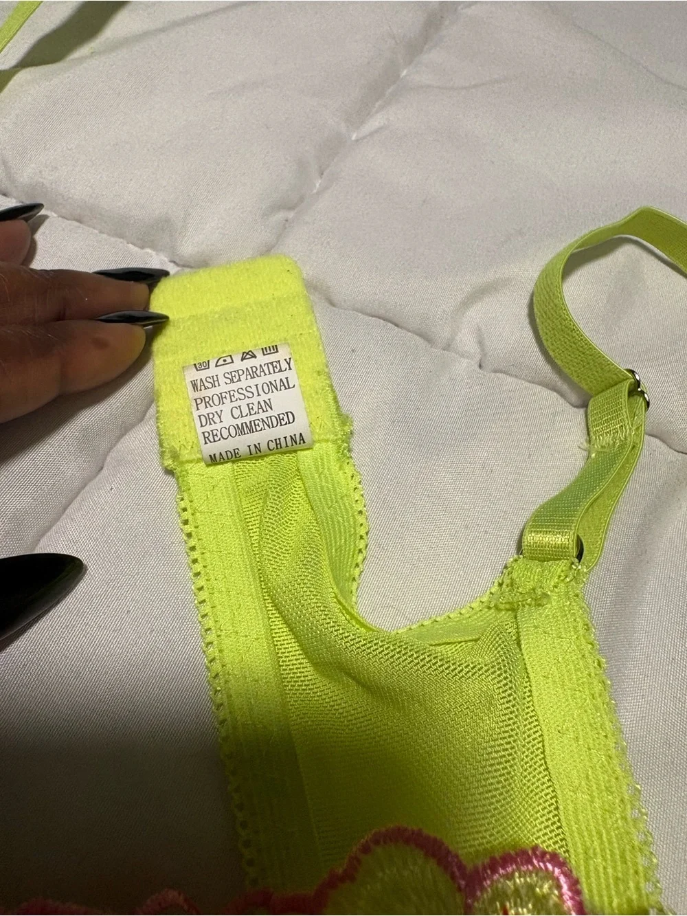 N/A sheer bralette